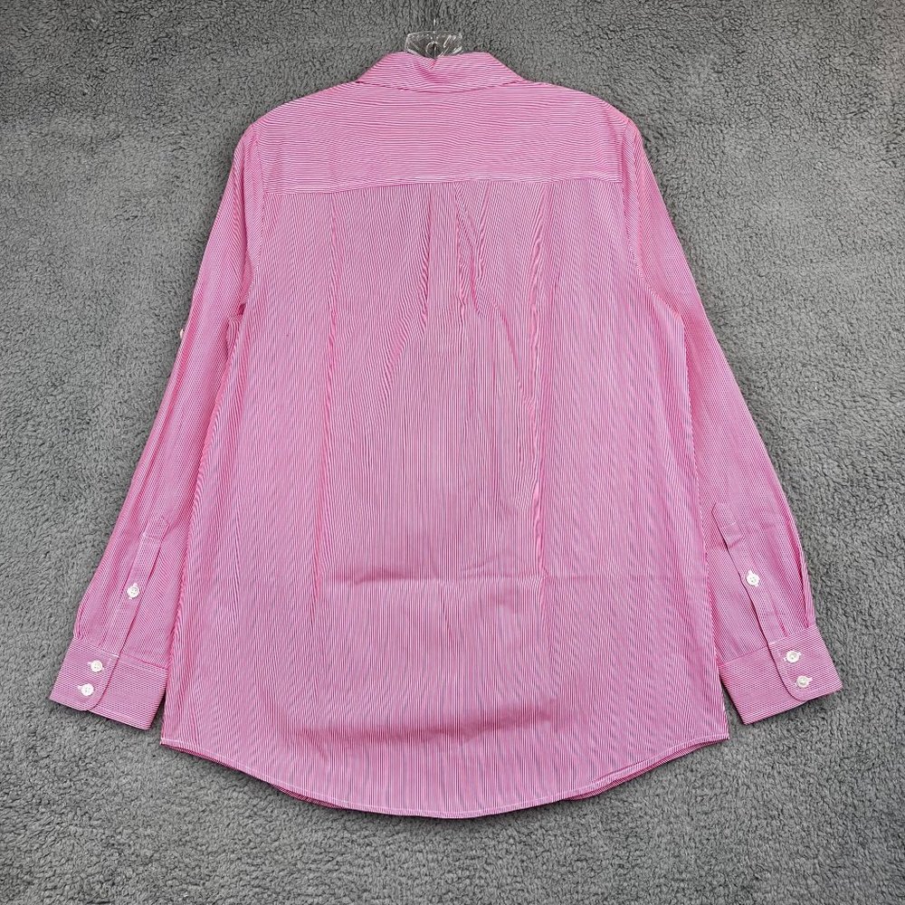 VINEYARD VINES Women Pink Check Button Down Shirt 100% Cotton Size 8 - Picture 3 of 9